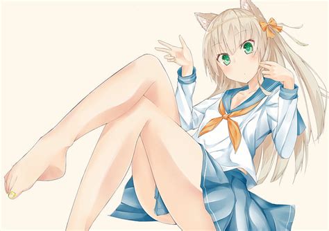 Anime Girl Sitting Cross Legged Telegraph