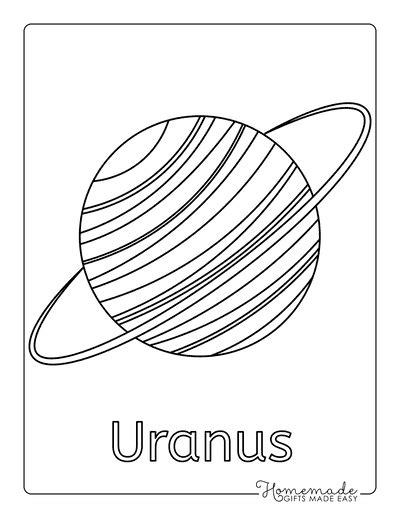 Uranus Coloring Pages