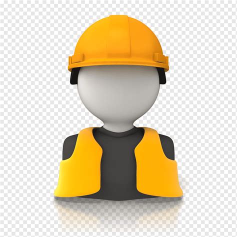 Boy Wearing Yellow Hard Hat Illustration Construction Engineering