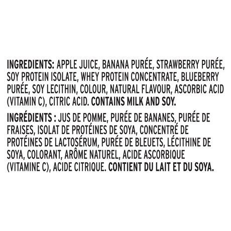 Naked Double Berry Protein Smoothie Ml Bottle Walmart Canada