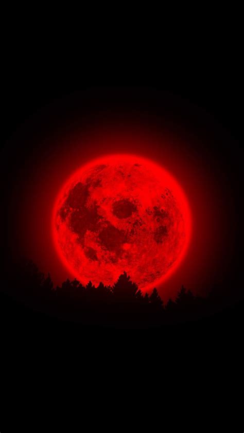 Red Moon Iphone Wallpaper Iphone Wallpapers In 2023 Dark Red