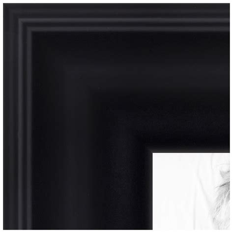 Arttoframes 13x17 Inch Satin Black Reverse Step Picture Frame Black