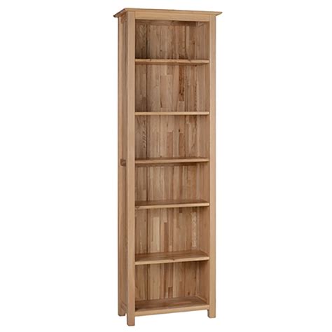 Thame Oak 6′ Narrow Bookcase Pine And Oak