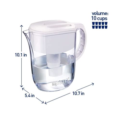 Brita Large Cup Everyday Water Pitcher With Filter Bpa Free Ebay