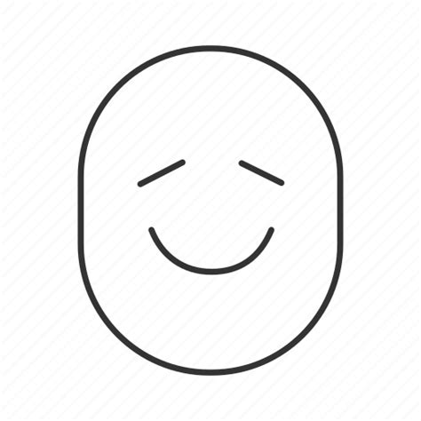 Emoji Emoticon Glad Happy Satisfied Smiley Smiling Icon