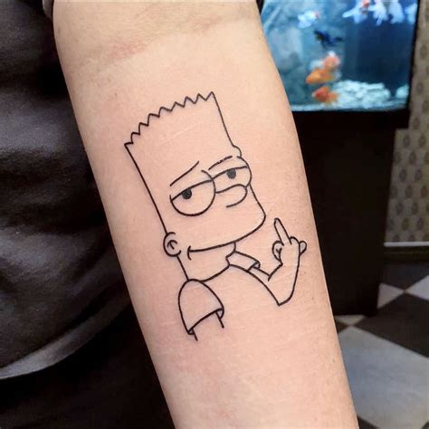 Top 148 Imagenes De Tatuajes De Bart Simpson Theplanetcomicsmx