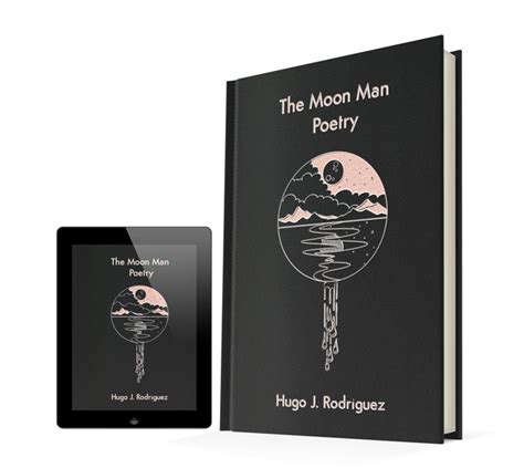 The Moon Man Poetry Book Cover Design Judiths Design And Creativity