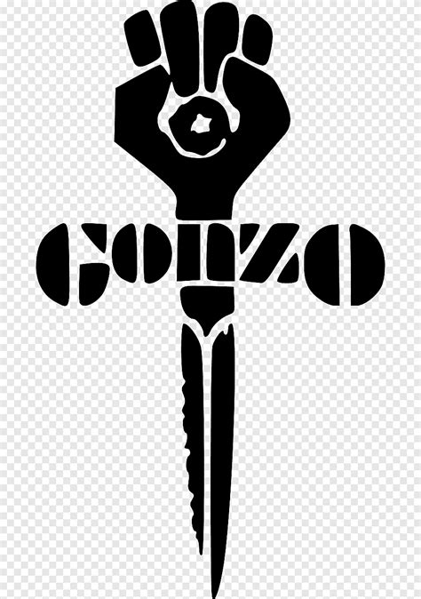 Gonzo Journalism Fist Gonzo Journalism Hand Logo Png Pngegg