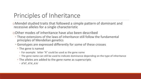Extensions Of The Laws Of Inheritance Ppt Download