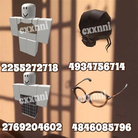 Bloxburg Codes Aesthetic Clothes Aesthetic Clothing Codes Part 1