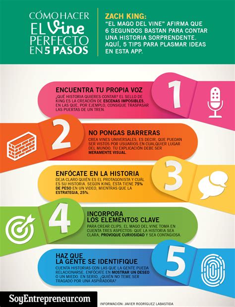 C Mo Hacer Un Vine Perfecto En Pasos Infografia Infographic