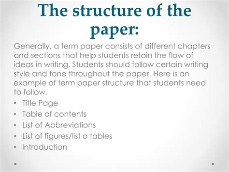 Ppt Term Paper Assistance For Developing Writing Skills Powerpoint