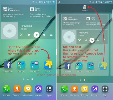 Inside Galaxy Samsung Galaxy S6 Edge How To Add Or Remove Shortcuts
