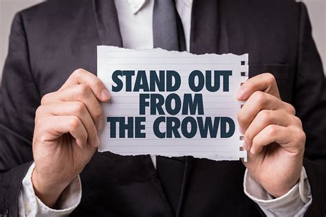 Stand Out From The Crowd How To Differentiate Yourself Cleancut