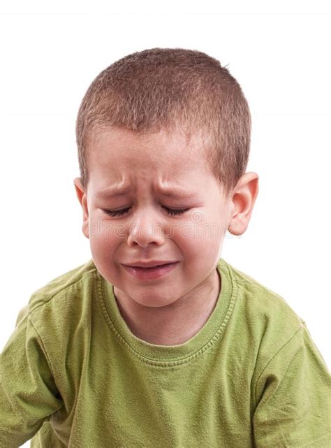 Crying Boy Stock Image Image Of Anger Front Crying 18035777