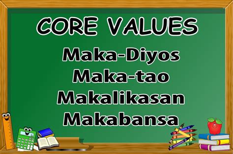 Deped Core Values Hallmark Of Brilliance And Excellence