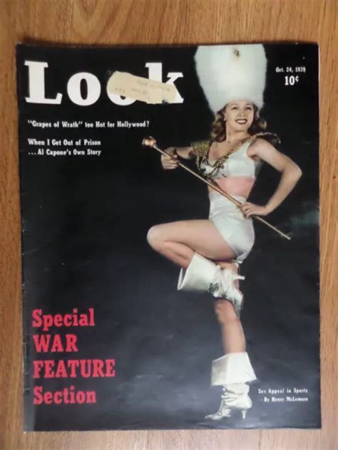 1939 look magazine special war feature ww ii sex apeal in sports al capone 19 80 picclick