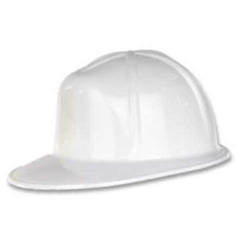 White Construction Helmet Fiesta Party Supplies