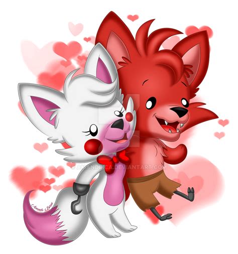 Foxy X Mangle Fnaf Otp 3 By Amanddica On Deviantart Foxy And Mangle