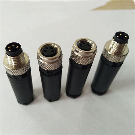 M8 Connector Spot M8 Cable 3 Core 4 Core Pinhole Male And