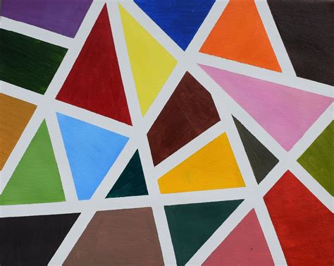 Buy Geometric Multicolor Artwork Handmade Painting By Harshita Rahule Codeart363323412