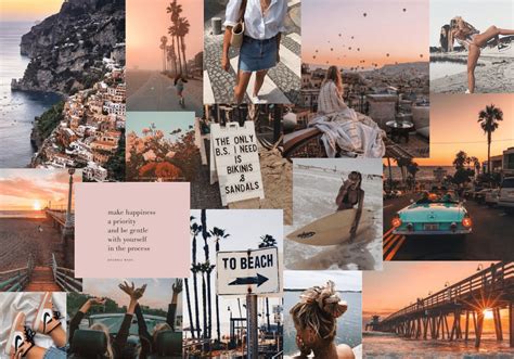 Collage Aesthetic Summer Laptop Wallpapers Top Free Collage Aesthetic