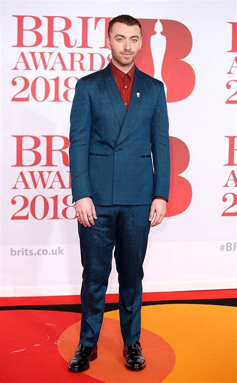 Sam Smith From Brit Awards 2018 Red Carpet Fashion E News