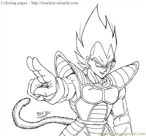 Vegeta Coloring Pages Timeless