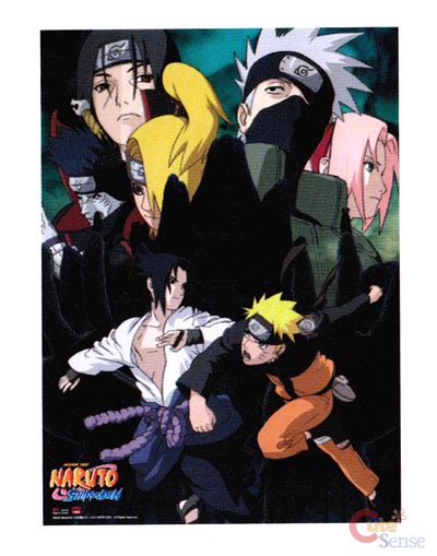 Naruto Shippuuden Naruto Vs Sasuke Wall Scroll Ge5240 Fabric Silk Anime