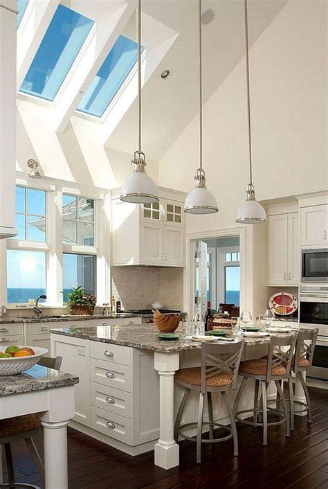 Kitchen Pendant Lighting Vaulted Ceiling 23 Best Kitchen Islands