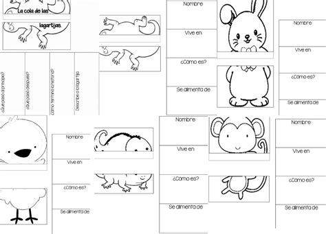 Planificación los animales aprendizajes esperados: Dibujos y Figuras | Educación Primaria
