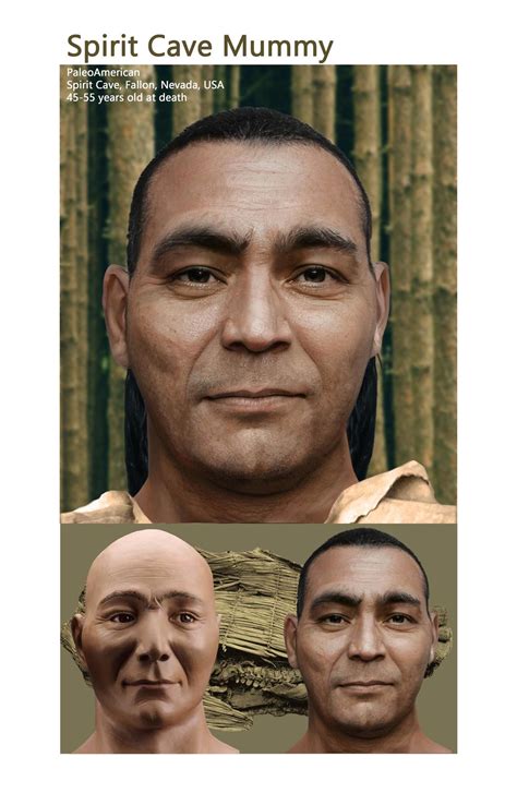 Hypothetical Facial Reconstructions Of Ancient Paleo Americans Credit