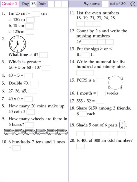 5th Grade Math Olympiad Worksheet