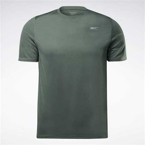 Running Graphic T Shirt In Chalk Green Reebok Official Uk