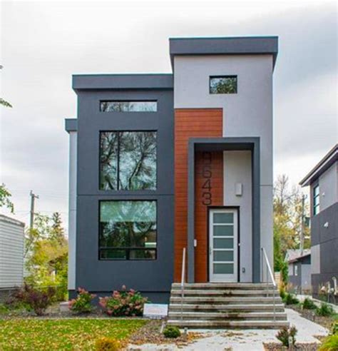 Check spelling or type a new query. Skinny Infill Home | Small house design exterior, House ...