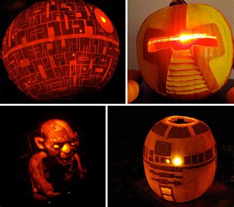 Death Star Pumpkin And Sci Fi Jack O Lanterns At Home With Kim Vallee
