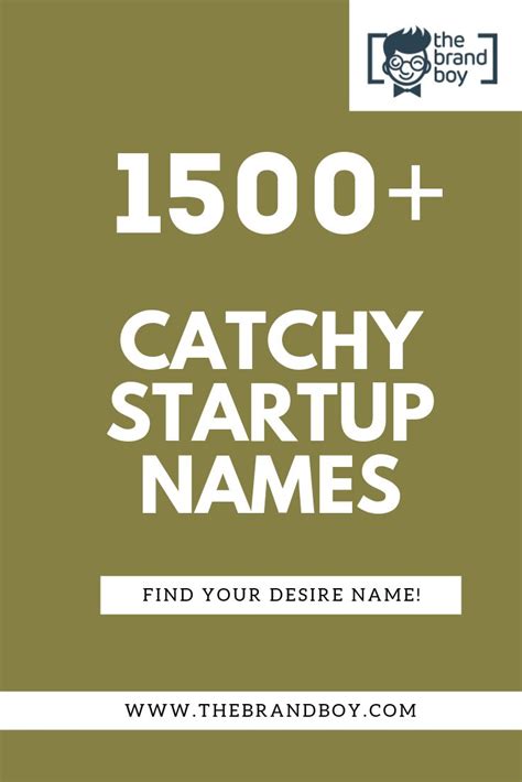 Even if you're an exceptional baker, your skills will only get you so far. 2100+ Catchy Startup Name Ideas (With images) | Catchy ...