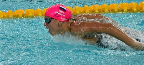 Russian Olympian And World Champion Breaststroke Swimmer Yulia Yefimova