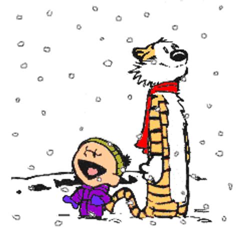 Calvin And Hobbes Christmas Snow 