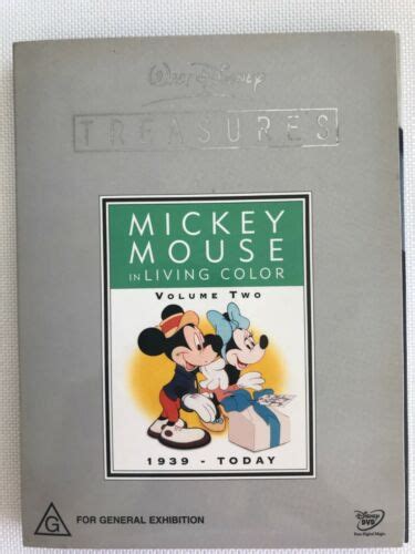 Walt Disney Treasures Dvd Mickey Mouse In Living Colour Volume 2