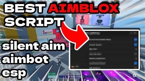 BEST Aimblox BETA Script Hack GUI Silent Aimbot ESP Gun Mods More