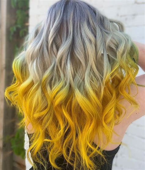 People Will Adore Your Silver To Sunflower Ombre Which Is Perfect During This Summer Season