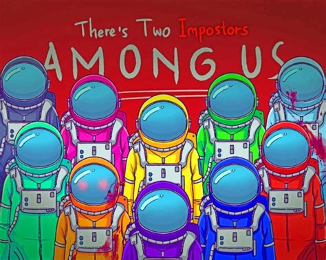 Among Us Games Paint By Numbers Painting By Numbers
