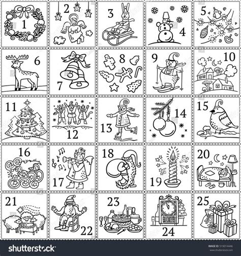 Color one square a day until christmas or color them all today and hang the calendar on the wall! Képtalálat a következőre: „christmas colouring advent ...