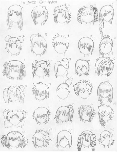 How To Draw Anime Hairstyles