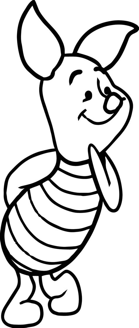 Nice Draw Piglet From Winnie The Pooh Step Coloring Page Fall