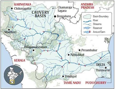 Geological Map Of Cauvery Basin