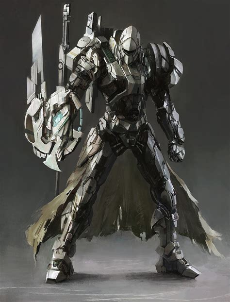 Digital Art By 徐景林jinglin Xu Robot Concept Art Armor Concept