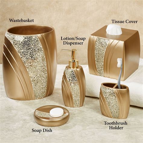 Bathroom Accessories Gold Most Breathtaking As Well As Interesting Too