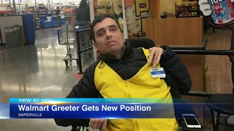 Walmart Greeter With Cerebral Palsy Gets New Job At Naperville Store